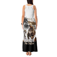 Hawaii Veterans Day Tank Maxi Dress Honor The Fallen Flag Grunge Style