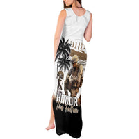 Hawaii Veterans Day Tank Maxi Dress Honor The Fallen Flag Grunge Style