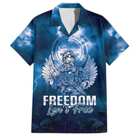 Federated States of Micronesia Veterans Day Family Matching Off The Shoulder Long Sleeve Dress and Hawaiian Shirt May We Never Forget Freedom Isn't Free