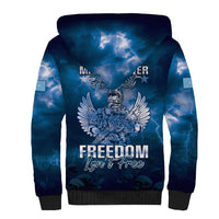 Federated States of Micronesia Veterans Day Sherpa Hoodie May We Never Forget Freedom Isn't Free