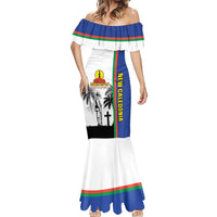 New Caledonia Armistice Day Mermaid Dress Lest We Forget Flag Style