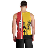 Marquesas Islands Armistice Day Men Tank Top Lest We Forget Flag Style