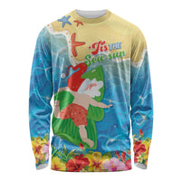 Christmas In Hawaii Long Sleeve Shirt Tis The Sea Sun