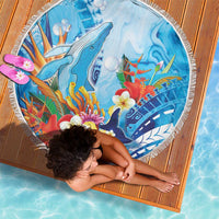 Polynesia Humpback Whale Beach Blanket Ocean Style
