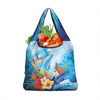 Polynesia Humpback Whale Grocery Bag Ocean Style