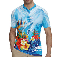 Polynesia Humpback Whale Rugby Jersey Ocean Style