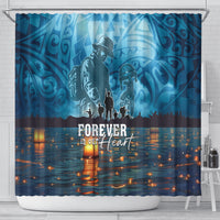 Hawaii Memorial Day Lantern Floating Shower Curtain Always In Our Hearts