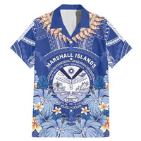 Marshall Islands Jemenei Day Family Matching Mermaid Dress and Hawaiian Shirt Polynesian Tribal Tattoo Seashell Necklace
