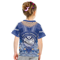 Marshall Islands Jemenei Day Kid T Shirt Polynesian Tribal Tattoo Seashell Necklace