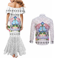Guam Chamorro Liberation Day Couples Matching Mermaid Dress and Long Sleeve Button Shirt 81st Anniversary LT05