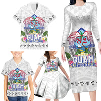 Guam Chamorro Liberation Day Family Matching Long Sleeve Bodycon Dress and Hawaiian Shirt 82nd Anniversary LT05 - Polynesian Pride