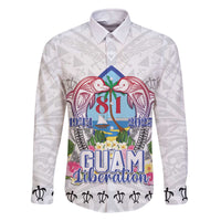 Guam Chamorro Liberation Day Family Matching Off The Shoulder Long Sleeve Dress and Hawaiian Shirt 81st Anniversary LT05