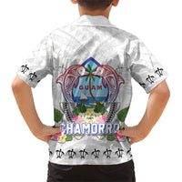 Guam Chamorro Liberation Day Family Matching Off Shoulder Short Dress and Hawaiian Shirt 82nd Anniversary LT05 - Polynesian Pride