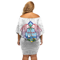 Guam Chamorro Liberation Day Family Matching Off Shoulder Short Dress and Hawaiian Shirt 82nd Anniversary LT05 - Polynesian Pride
