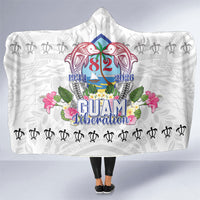 Guam Chamorro Liberation Day Hooded Blanket 82nd Anniversary LT05 One Size White - Polynesian Pride