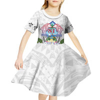 Guam Chamorro Liberation Day Kid Short Sleeve Dress 81st Anniversary LT05