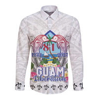 Guam Chamorro Liberation Day Long Sleeve Button Shirt 81st Anniversary LT05
