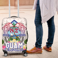 Guam Chamorro Liberation Day Luggage Cover 82nd Anniversary LT05 White - Polynesian Pride