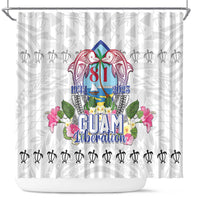Guam Chamorro Liberation Day Shower Curtain 81st Anniversary LT05