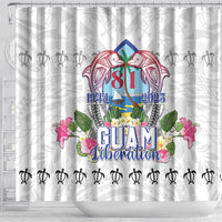 Guam Chamorro Liberation Day Shower Curtain 81st Anniversary LT05