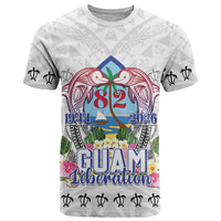 Guam Chamorro Liberation Day T Shirt 82nd Anniversary LT05 White - Polynesian Pride