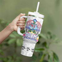 Guam Chamorro Liberation Day Tumbler With Handle 82nd Anniversary LT05 - Polynesian Pride