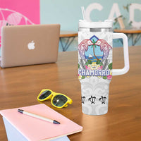 Guam Chamorro Liberation Day Tumbler With Handle 82nd Anniversary LT05 - Polynesian Pride