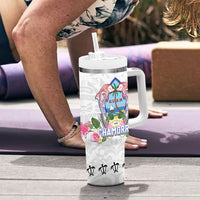 Guam Chamorro Liberation Day Tumbler With Handle 82nd Anniversary LT05 - Polynesian Pride