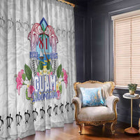 Guam Chamorro Liberation Day Window Curtain 81st Anniversary LT05