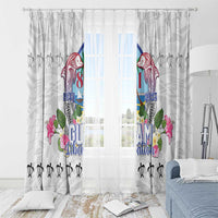 Guam Chamorro Liberation Day Window Curtain 82nd Anniversary LT05 - Polynesian Pride