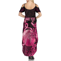 Personalised Cancer Fighter Summer Maxi Dress I Beat Cancer