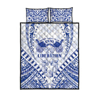 Northern Mariana Islands Liberation Day Quilt Bed Set 79th Anniversary
