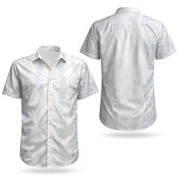 Samoa Lotu Tamaiti Couples Matching Off Shoulder Short Dress and Hawaiian Shirt Teuila With Tribal Motifs