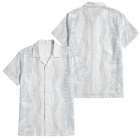 Samoa Lotu Tamaiti Family Matching Short Sleeve Bodycon Dress and Hawaiian Shirt Teuila With Tribal Motifs