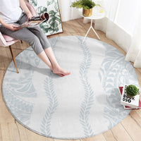 Samoa Lotu Tamaiti Round Carpet Teuila With Tribal Motifs