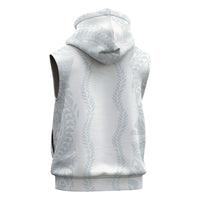 Samoa Lotu Tamaiti Sleeveless Zip Hoodie Teuila With Tribal Motifs LT05 - Polynesian Pride
