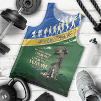 Solomon Islands Remembrance Day Men Tank Top Lest We Forget