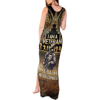 Polynesia Veterans Day Tank Maxi Dress Thank You Veterans Polynesian Pattern