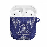 Queen Salote College Centenary AirPods Case Tongan Kupesi Pattern - Polynesian Pride