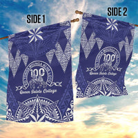 Queen Salote College Centenary Garden Flag Tongan Kupesi Pattern - Polynesian Pride