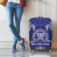 Queen Salote College Centenary Luggage Cover Tongan Kupesi Pattern - Polynesian Pride