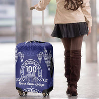 Queen Salote College Centenary Luggage Cover Tongan Kupesi Pattern - Polynesian Pride