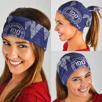 Queen Salote College Centenary Neck Gaiter Tongan Kupesi Pattern - Polynesian Pride