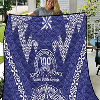 Queen Salote College Centenary Quilt Tongan Kupesi Pattern - Polynesian Pride
