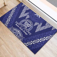 Queen Salote College Centenary Rubber Doormat Tongan Kupesi Pattern - Polynesian Pride
