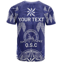 Personalised Queen Salote College Centenary T Shirt Tongan Kupesi Pattern - Polynesian Pride