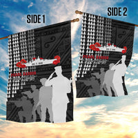 Pearl Harbor Remembrance Day Garden Flag USS Arizona In Memory With Polynesian Pattern LT05 - Polynesian Pride