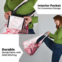 Fiji Grocery Bag Masi Tapa Pattern Red