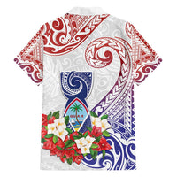 Happy Guam Santa Marian Kamalen Day Family Matching Long Sleeve Bodycon Dress and Hawaiian Shirt LT05 - Polynesian Pride