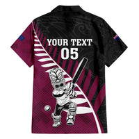 Custom New Zealand Northern Districts Cricket Family Matching Short Sleeve Bodycon Dress and Hawaiian Shirt With Maori Pattern LT05 - Polynesian Pride